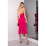 vestido longo de veludo rosa 2