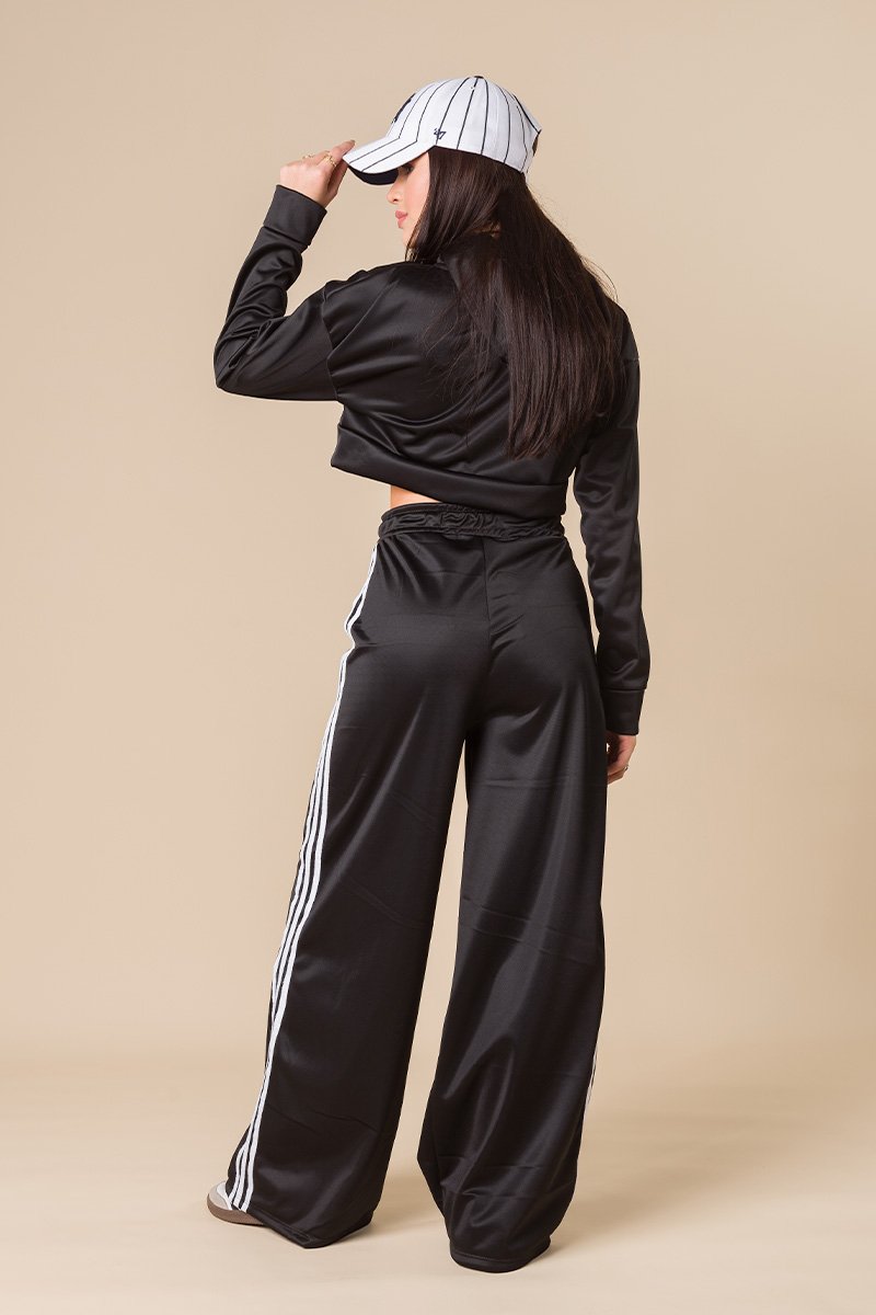 Jaqueta Cropped Leslie De Chimpa - Preto