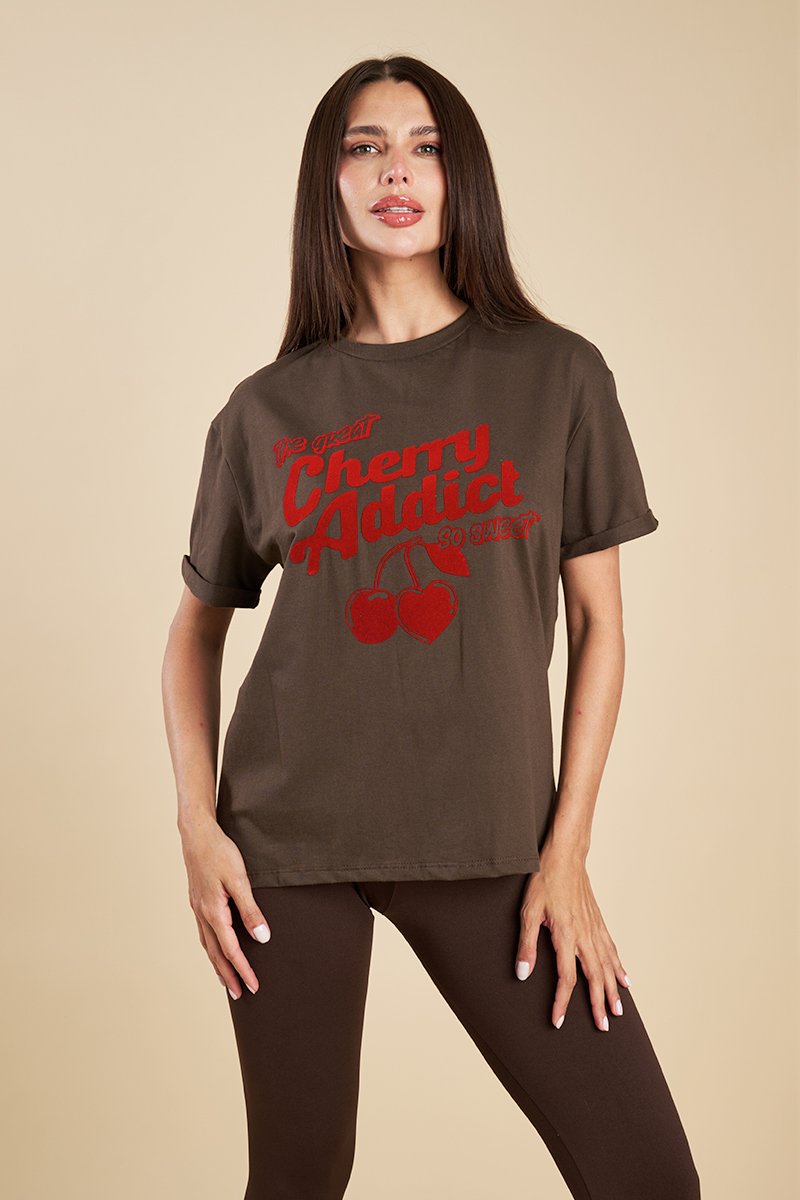 T-Shirt Com Estampa Localizada 