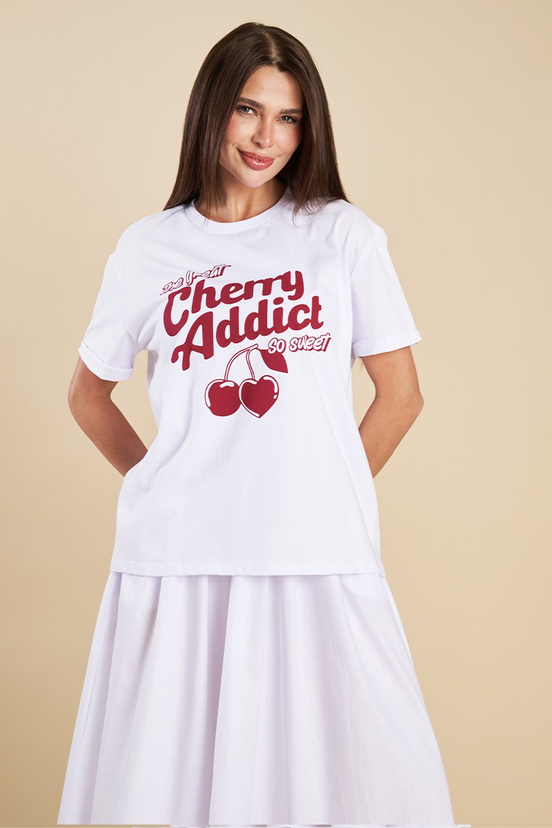 T-Shirt Com Estampa Localizada 