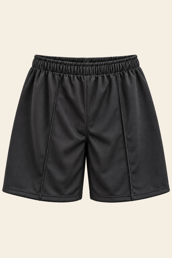 Shorts Amplo com Cós Elástico Jody - Preto